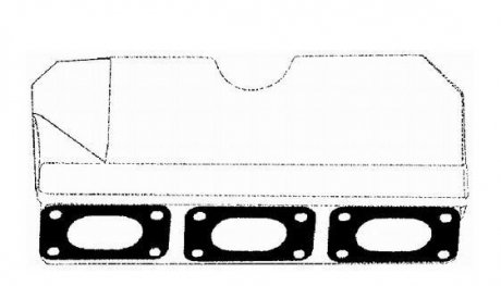 MG0585 Прокладка выпускного коллектора BMW 3/5/7 2.0-3.0 98-10 BGA підбір по vin на Brocar