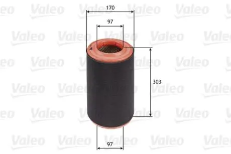 585695 Воздушный фильтр VALEO подбор по vin на Brocar