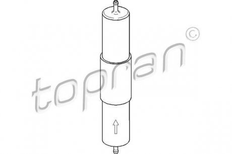 500739 Топливный фильтр TOPRAN подбор по vin на Brocar