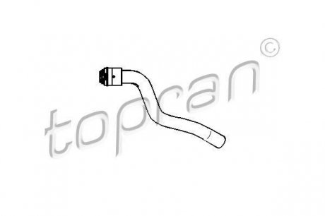 207685 Шланг радиатора TOPRAN подбор по vin на Brocar