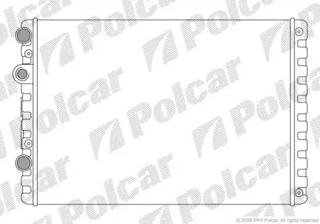 952408A2 Радіатор охолодження POLCAR підбір по vin на Brocar