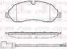 160202 Колодки тормозные (передние) Ford Transit VI/Custom 12- (Bosch) (спарка) (с датчиками) REMSA підбір по vin на Brocar