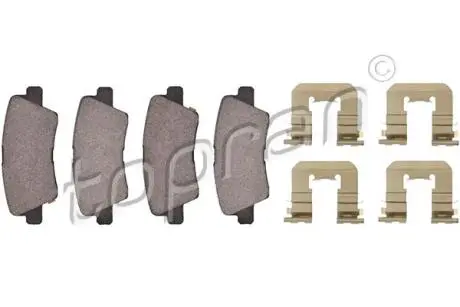 821149 Гальмівні колодки (набір) TOPRAN підбір по vin на Brocar