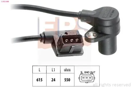 1953049 Датчик оборотов двигателя 316I 90- EPS подбор по vin на Brocar