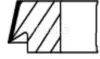 013RS101020N0 Поршневые кольца MAHLE / KNECHT підбір по vin на Brocar