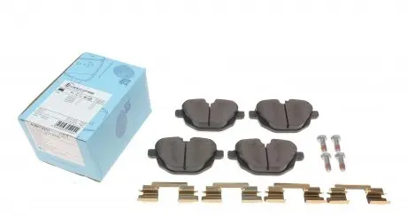 ADB114211 Колодки тормозные (задние) BMW 5 (F10/F11)/X3 (F25) 10-17 BLUE PRINT подбор по vin на Brocar