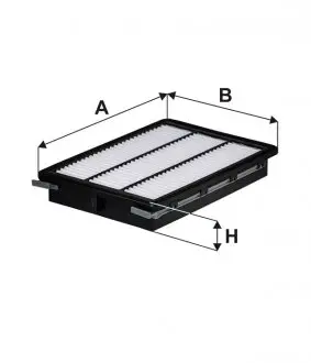 WA9834 Фільтр повітряний WIX FILTERS підбір по vin на Brocar