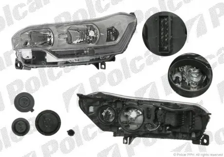 233410V Фара основная POLCAR подбор по vin на Brocar