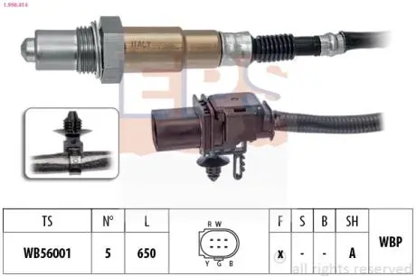 1998414 Sonda lambda.. EPS подбор по vin на Brocar