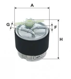 WF8420 Фильтр топливный WIX FILTERS подбор по vin на Brocar
