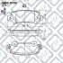 Q0930100 КОЛОДКИ ТОРМОЗНЫЕ ЗАДНИЕ ДИСКОВЫЕ Q-FIX підбір по vin на Brocar