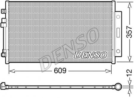 DCN09004 Радиатор кондиционера DENSO подбор по vin на Brocar