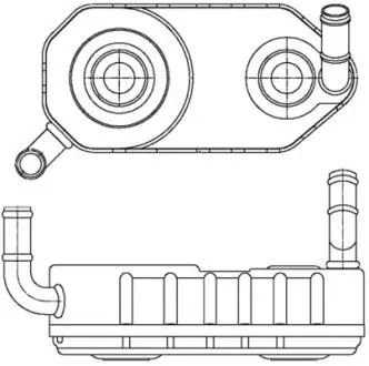 CLC177000S Оливний радіатор, автоматична коробка передач MAHLE / KNECHT подбор по vin на Brocar