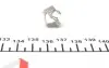 82074400 Планка супорта (переднього) прижимна (к-кт) Mazda 6 12-/Toyota Rav 4 06- TEXTAR підбір по vin на Brocar