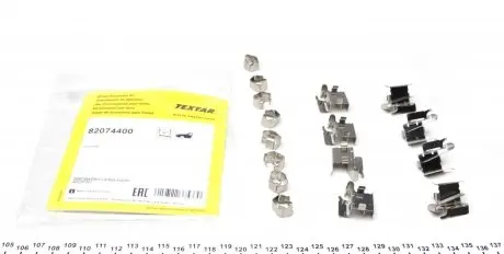 82074400 Планка супорта (переднього) прижимна (к-кт) Mazda 6 12-/Toyota Rav 4 06- TEXTAR підбір по vin на Brocar