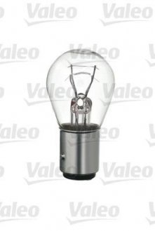 032205 Лампа накаливания 10шт в упаковке P21/4W 12V 21/4W BAZ15d Essential (стандартные характеристики) VALEO підбір по vin на Brocar