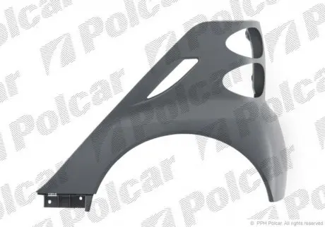 509883 Заднее левое крыло FORTWO, 01.07- POLCAR подбор по vin на Brocar