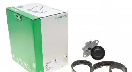 529047610 Комплект ременя генератора VW Golf VII/Passat 2.0 TSI 13-, (6PK 1130) INA підбір по vin на Brocar