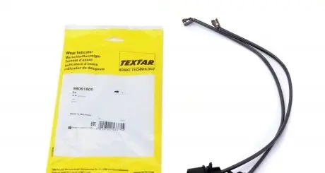 98061800 Датчик зносу гальмівних колодок (передніх) Audi A4/A5/Q5/Q7 15- (К-кт 2шт.) L=405mm TEXTAR підбір по vin на Brocar
