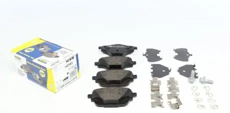 182161 Колодки тормозные (задние) Citroen C4 13-/C5/Peugeot 508 18-/308 13-/3008/5008 16-/Opel Grandland 17 ICER подбор по vin на Brocar