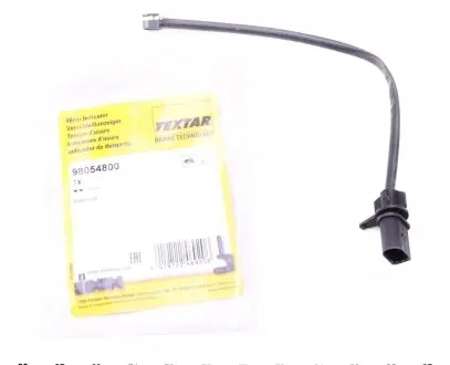 98054800 Датчик зносу гальмівних колодок (передніх) Audi A6 04-11/Porsche Macan 14- TEXTAR підбір по vin на Brocar