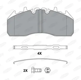 BCV29174BK Тормозные колодки, дисковые. BERAL підбір по vin на Brocar