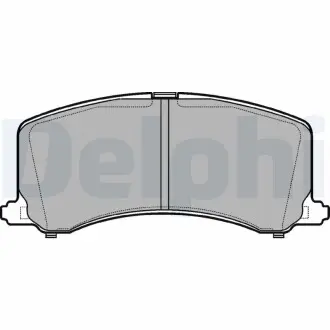 LP1014 Тормозные колодки, дисковые. DELPHI підбір по vin на Brocar