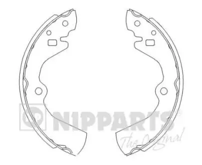 J3501034 Тормозные колодки к-кт. NIPPARTS подбор по vin на Brocar