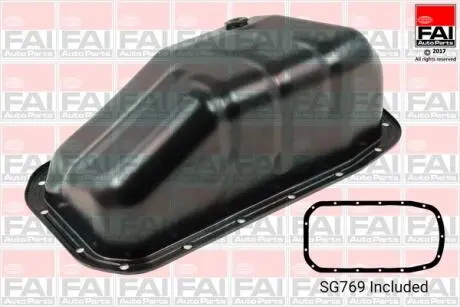 PAN007 Піддон масла Dacia Logan, Sandero 1.2 (+прокладка) FAI AUTOPARTS підбір по vin на Brocar