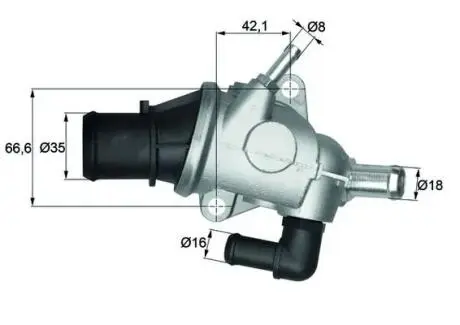 TI12588 Термостат MAHLE / KNECHT подбор по vin на Brocar