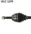 VKJC1299 Полуось лев. 19 CHAM.1.7,1.9D 88- SKF підбір по vin на Brocar