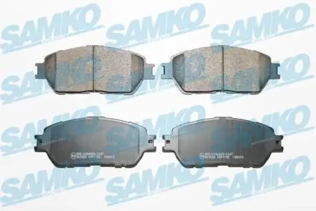5SP1792 Комплект тормозных колодок, дисковый тормоз SAMKO подбор по vin на Brocar