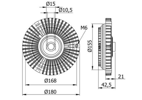 CFC71000S SPRZĘGŁO VISCO MB MAHLE / KNECHT підбір по vin на Brocar