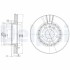 BG3768C Tarcza hamulcowa DELPHI підбір по vin на Brocar