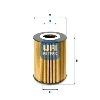 2521000 Масляный фильтр UFI подбор по vin на Brocar