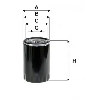 WL7102 Фільтр масляний WIX FILTERS підбір по vin на Brocar