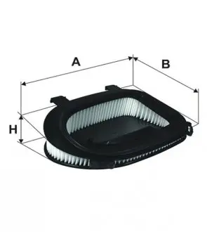 WA9723 Фильтр воздушный WIX FILTERS подбор по vin на Brocar
