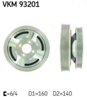 VKM93201 Шкив коленвала SKF підбір по vin на Brocar
