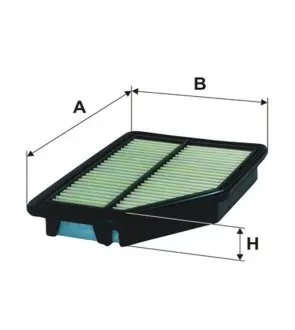 WA9586 Фильтр воздуха WIX FILTERS подбор по vin на Brocar