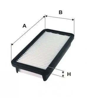 WA9717 Фильтр воздушный WIX FILTERS підбір по vin на Brocar