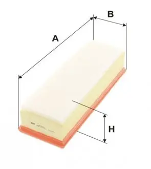 WA9690 Фільтр повітря WIX FILTERS підбір по vin на Brocar