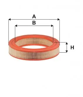 WA6376 Фільтр повітря WIX FILTERS підбір по vin на Brocar