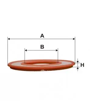WA6191 Фильтр воздуха WIX FILTERS подбор по vin на Brocar