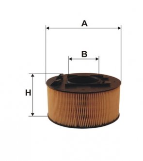WA9486 Фильтр воздушный WIX FILTERS підбір по vin на Brocar