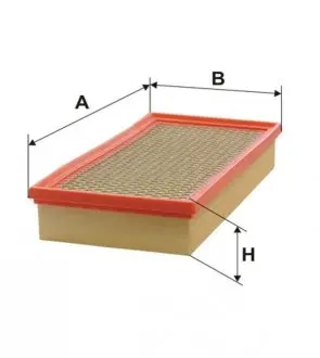 WA9616 Фильтр воздуха WIX FILTERS підбір по vin на Brocar
