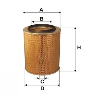 93351E Фільтр повітря WIX FILTERS підбір по vin на Brocar