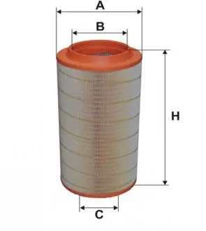 93236E Фильтр воздушный (AM 446/3) WIX FILTERS підбір по vin на Brocar
