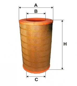 93092E Фільтр повітря WIX FILTERS підбір по vin на Brocar