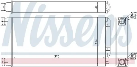 71926 Радіатор пічки NISSENS підбір по vin на Brocar