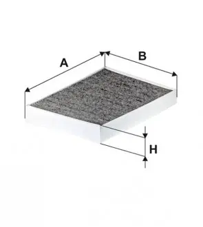 WP2153 Фільтр салону WIX FILTERS підбір по vin на Brocar